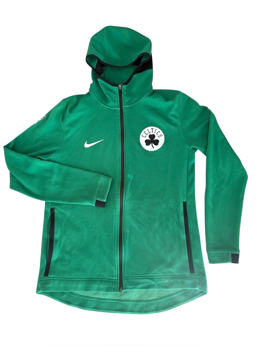 Nike Boston Celtics Therma Flex NBA Showtime Hoodie Kelly Green Mens Medium